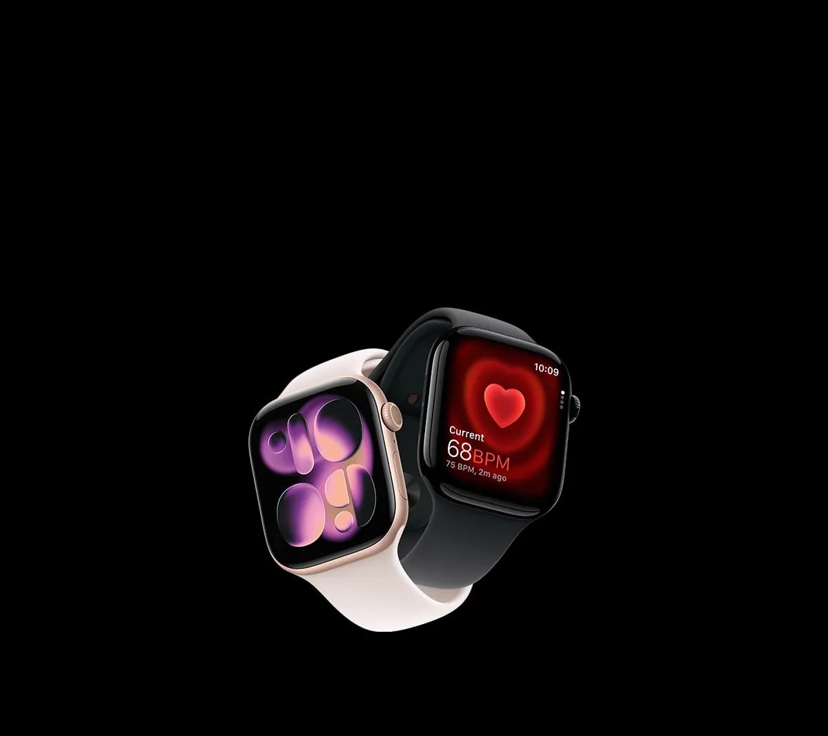Apple Watch S11 GPS 42mm Jet Black Aluminium Case with Black Sport Band - S/M