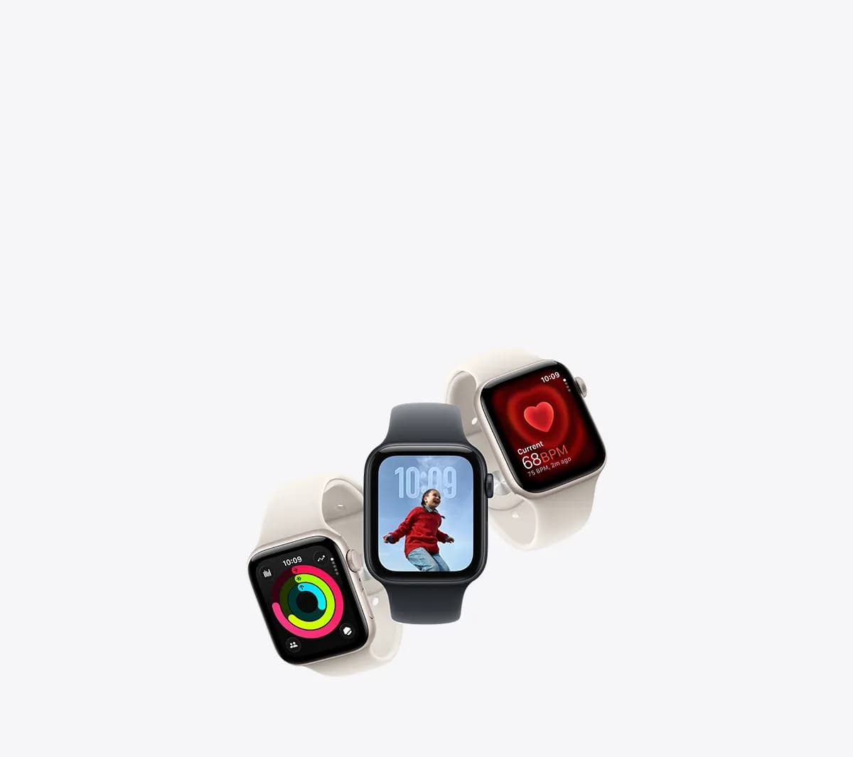 Apple Watch SE 3 GPS 40mm Midnight Aluminium Case with Midnight Sport Band - M/L